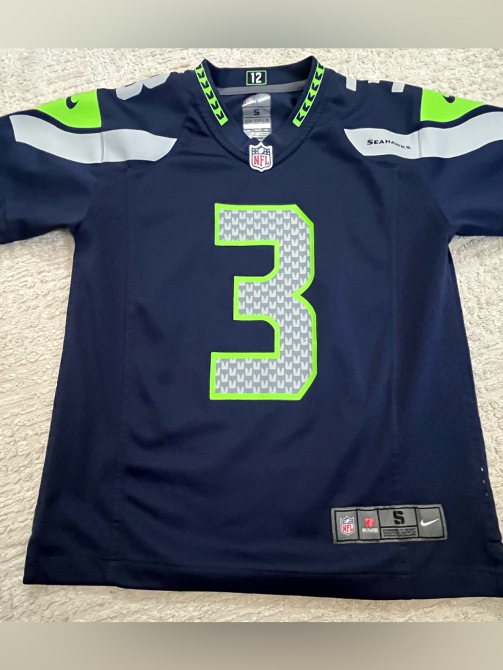 Seattle Seahawks Russell Wilson Nike Jersey
